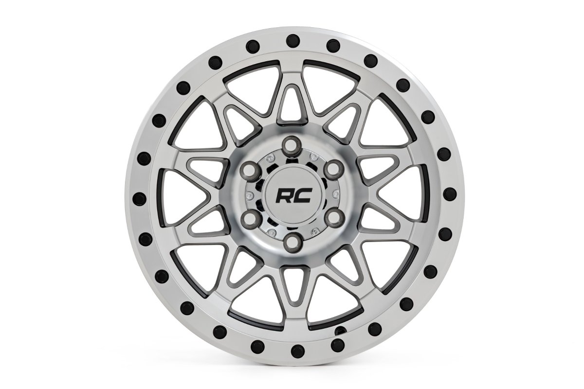Jeep Wagoneer Wheel - Rough Country - 78 Series with Simulated Beadlock - Bronze with Black Lip - '72-'83